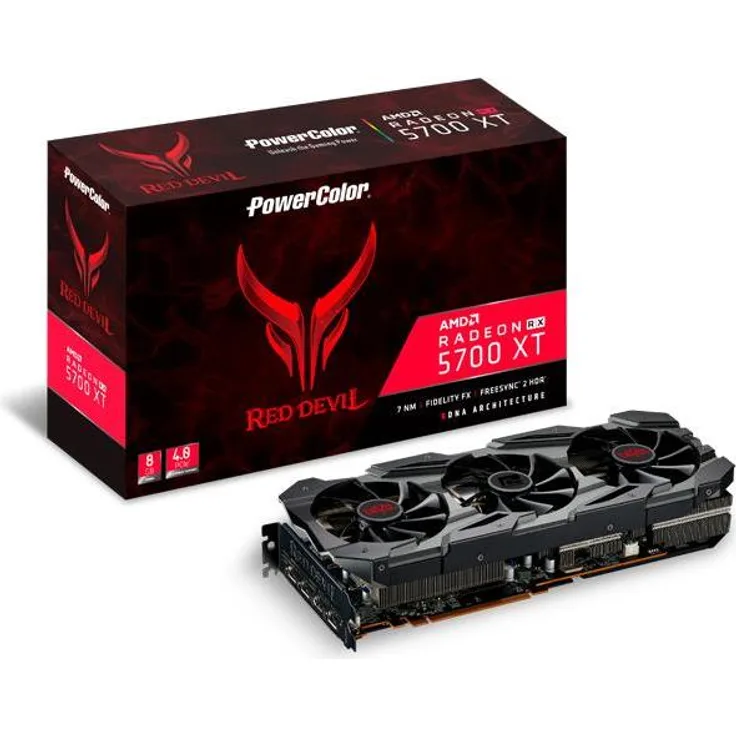 PowerColor AMD Radeon RX 5700 XT Red Devil 8GB GDDR6 HDMI-3xDP Grafikkarte