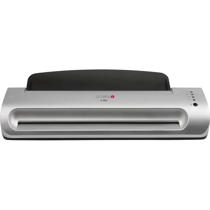 Olympia A 396 Plus Laminierer A3 Set (80-175 Micron, DIN A3, Backloader, Laminiermaschine mit Folien, Laminator mit 2 Rollen für Büro, Kompaktes Laminiergerät zum Heiß- und Kaltlaminieren)