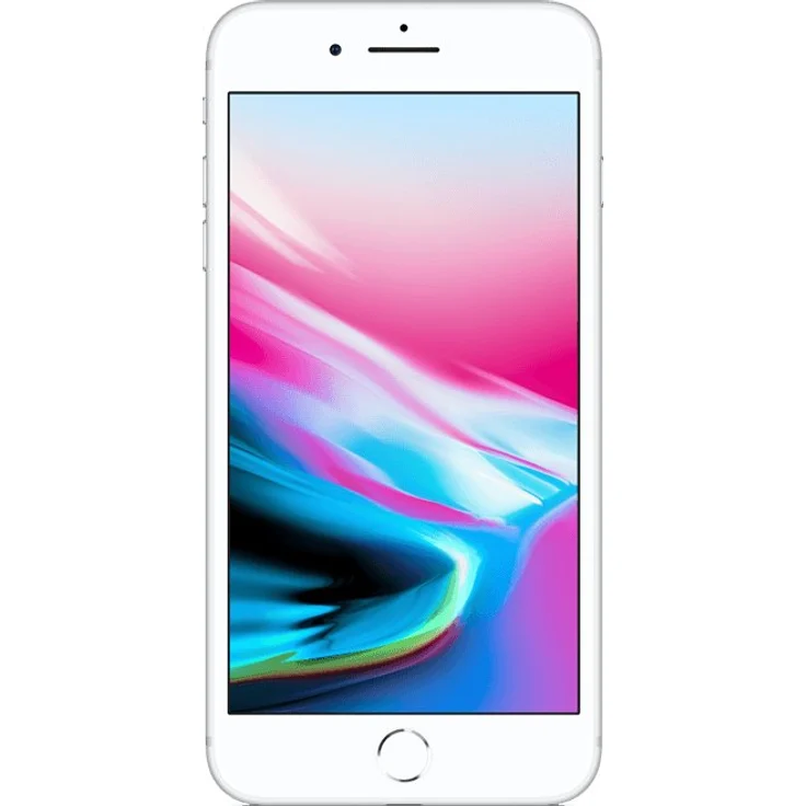 Apple iPhone 8 Plus Smartphone 13,97cm Pixel (5,5 Zoll) Retina-Display, 64GB interner Speicher, 3GB RAM, iOS, Silber – Bild 1