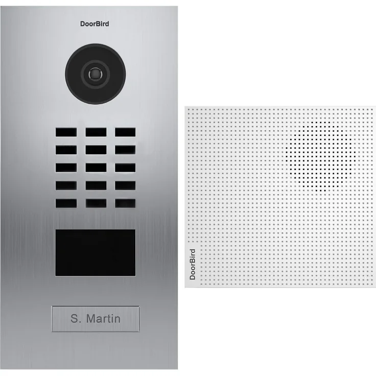 Doorbird - Kit D2101V + A1061W - IP-Video-Türsprechanlage RFID-Ausweisleser + Türklingel