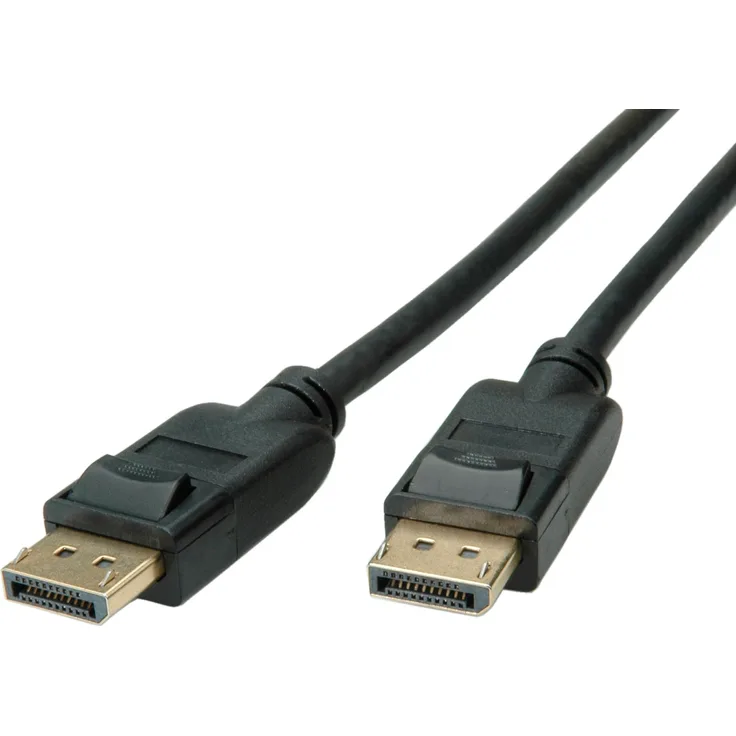 ROLINE - DisplayPort-Kabel - DisplayPort (M) bis DisplayPort (M) - DisplayPort 1.4 - 5 m - 4K Unterstützung - Schwarz (11.04.5813)