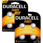 Duracell Specialty 2025 Lithium-Knopfzelle 3 V, 8er-Packung (CR2025 -DL2025) entwickelt für die Verwendung in Schlüsselanhängern, Waagen, Wearables und medizinischen Geräten