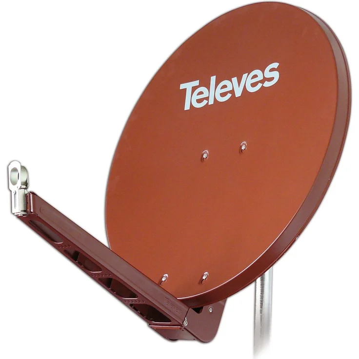 Televes s85qsd-z ? Antenne (10,7 ? 12,75 GHz, 39.5 dBi, 850 mm, 950 mm, 9.3 kg, rot) – Bild 1