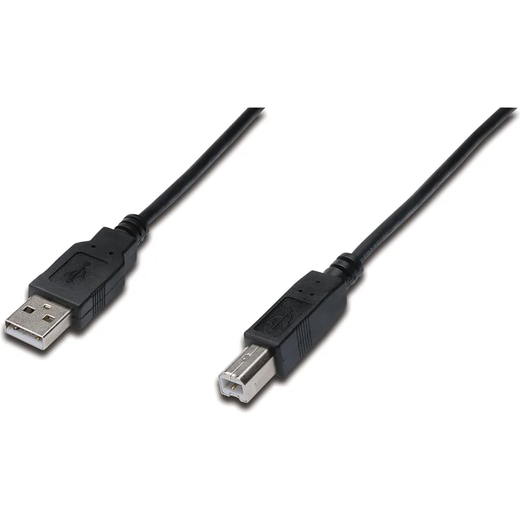 ASSMANN 93596 USB 2.0 Anschlusskabel, USB-A auf USB-B Stecker, 1,8 m – Bild 1