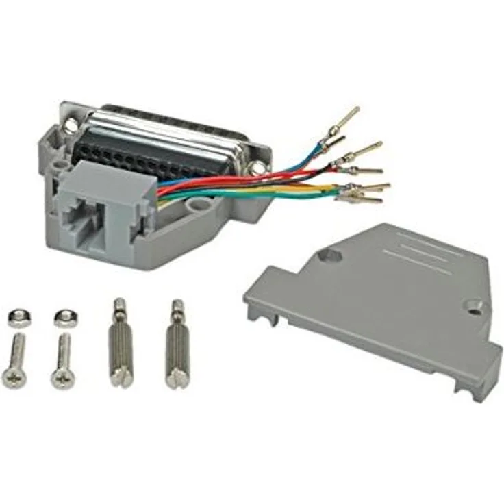 Secomp Adapter DB25St-RJ45 Bu 8P-8C 8Ltg