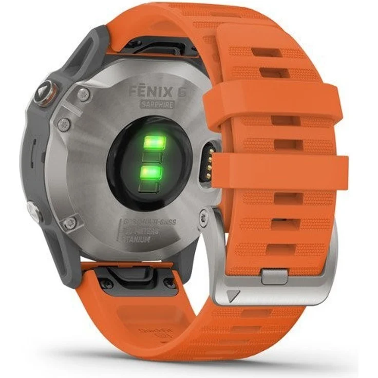 Garmin fēnix 6 Pro Sapphire Smartwatch GPS 47mm Orange – Bild 2