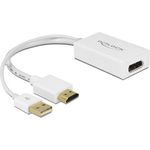 Delock 62496 Adapter HDMI-A Stecker Displayport Buchse
