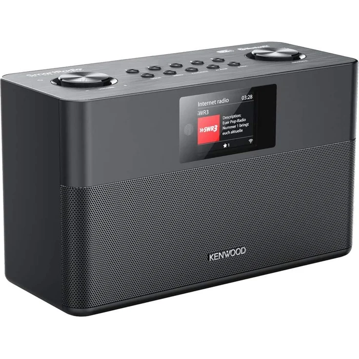 Kenwood CR-ST100S-B Internetradio mit Bluetooth, WLAN, Wecker, TFT-Display, Spotify Connect, schwarz – Bild 3