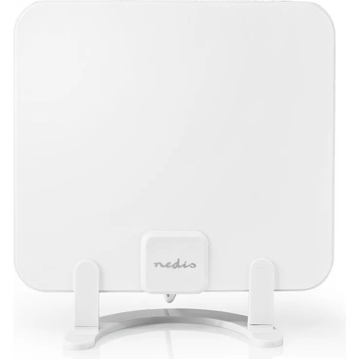 Nedis HDTV-Innenantenne | 0 ? 25 km | Verstärkung 30 dB | UKW/VHF/UHF | Weiß