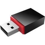 Tenda Tenda U3 Kompakter WLAN USB Adapter für z.B. Laptop oder Computer (300 Mbit-S, AP-Modus, Extrem kleine Bauweise) Schwarz