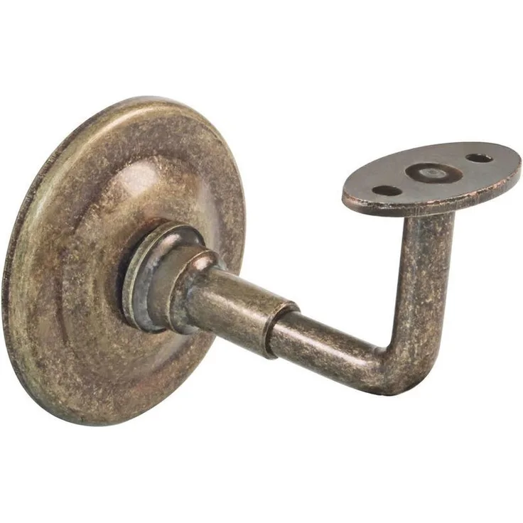 MS BESCHLÄGE Geländerhalter Handlaufhalterung Metall Handlaufstütze 70mm Stockschraube