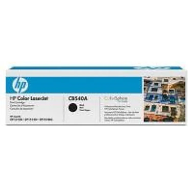 HP 125A Schwarz Original LaserJet Tonerkartusche (CB540A)