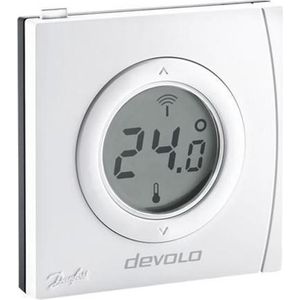 Bild für devolo Home Control Raumthermostat (Funk Thermostat, Heizungssteuerung, Z-Wave Hausautomation, Haussteuerung per iOS-Android App, Smart Home Sensor, Aufputz Installation)