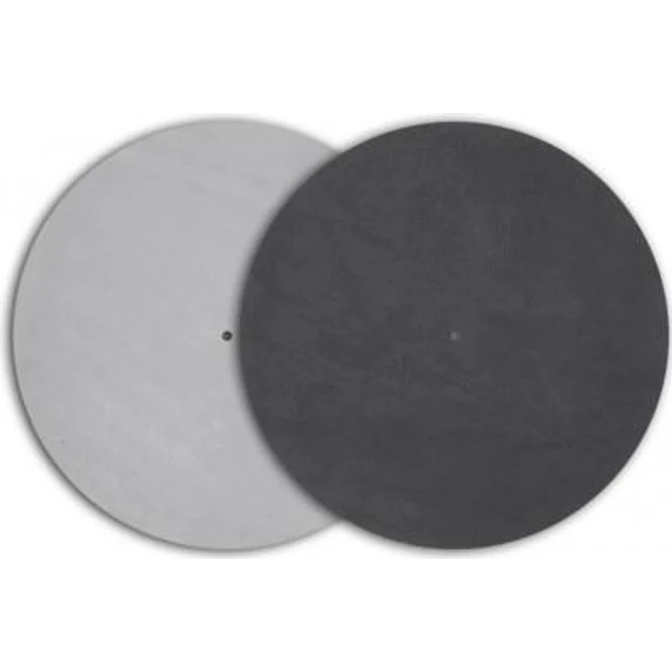Pro-Ject Tellerauflage aus Feinleder grau (1 Stück)