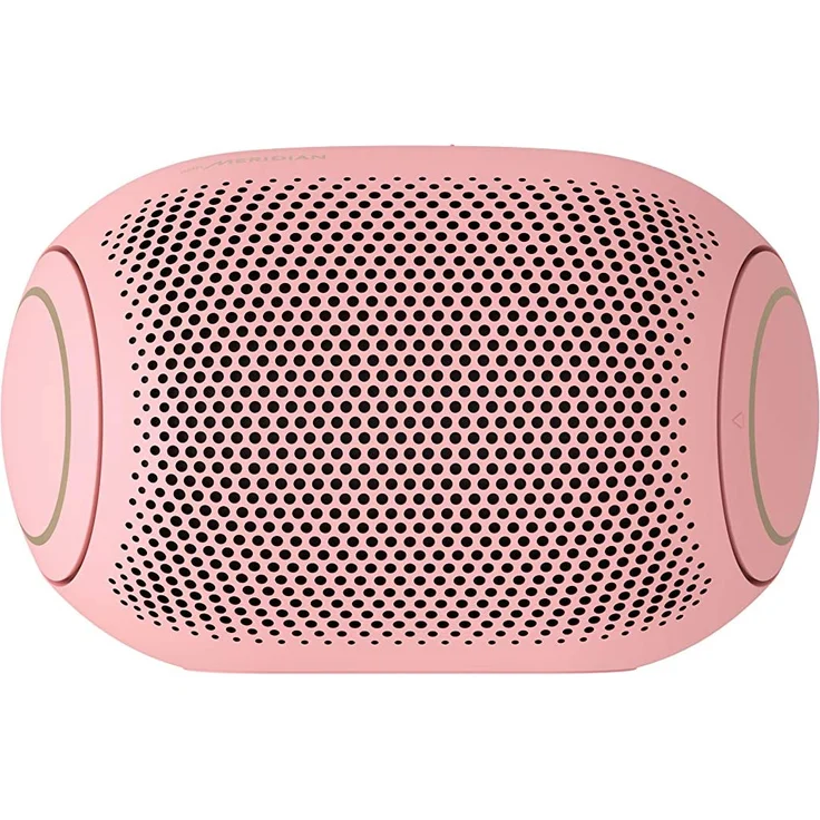 LG XBOOM Go PL2P Bubble Gum, tragbarer Bluetooth-Lautsprecher, spritzwassergeschützt (IPX5), 10 Stunden Akkulaufzeit, 2020, rosa – Bild 1