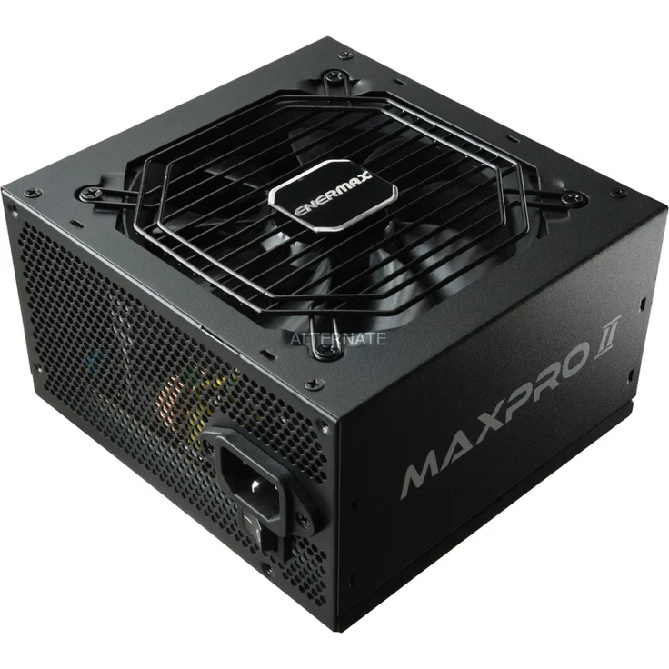 ENERMAX MAXPRO II ATX Gaming PC Netzteil 500W 80Plus 230V EU (Non Modular) schwarz mit 5fach Schutzschaltung, EMP500AGT-C – Bild 1
