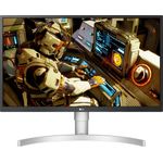 LG 27UL550-W 68,58 cm (27 Zoll) UHD 4K IPS Monitor (AMD Radeon FreeSync, DAS Mode, 98%sRGB), schwarz-weiß