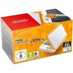 New Nintendo 2DS XL Weiß-Orange 256MB & 4GB Speicherkarte