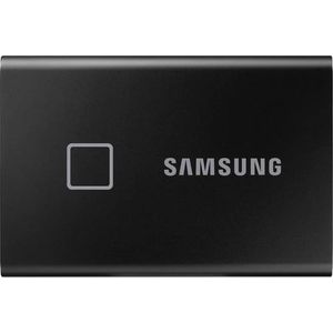 Bild für Samsung Portable SSD T7 Touch schwarz 2TB, USB-C 3.1 (MU-PC2T0K)