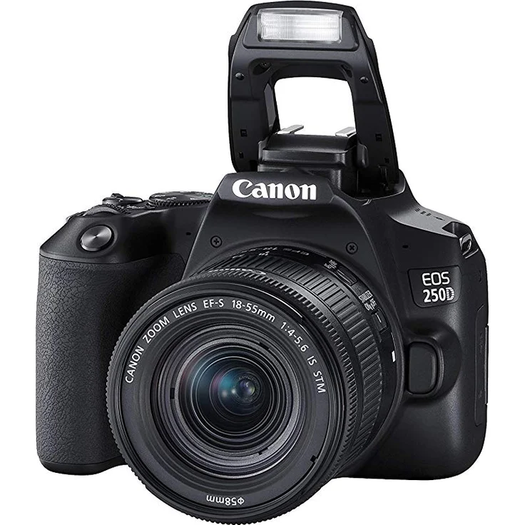 Canon EOS 250D schwarz inkl. EF-S 18-55 mm IS STM – Bild 1