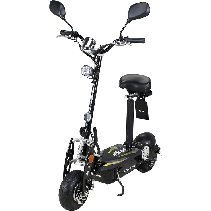 eFlux Street E-Scooter, mit Straßenzulassung, Schwarz, 20 km/h – Bild 1