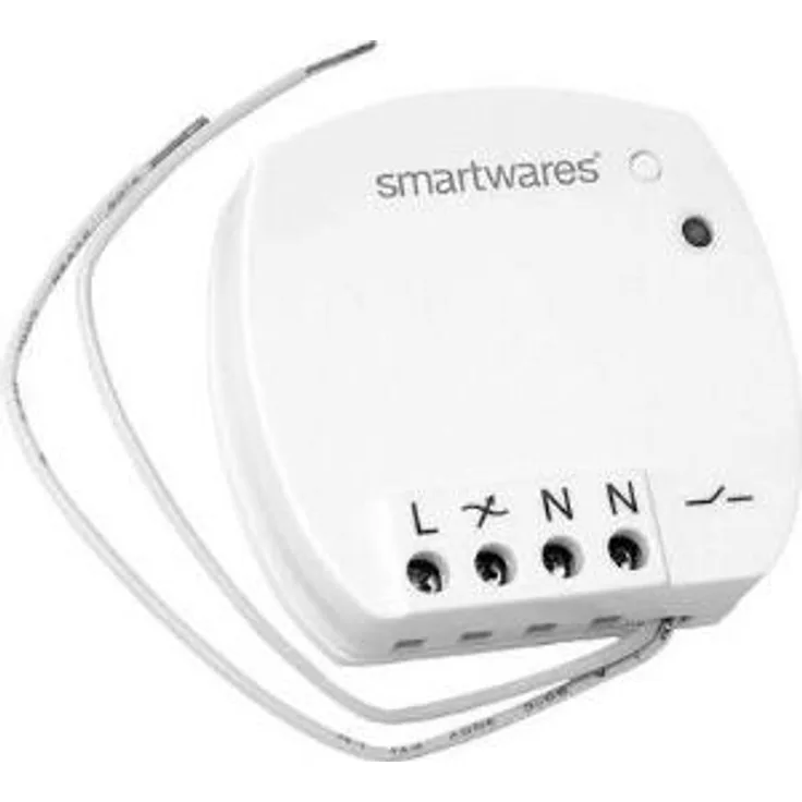 Smartwares SH5-RBS-04A W SmartHome Mini Funk-Einbauschalter 400 Watt, Weiß
