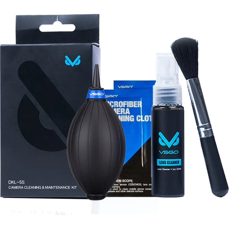 VSGO DKL-5 – Reinigung und Pflege KIT für Kamera, Schwarz und Weiß