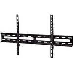 Hama TV Wandhalterung für Fernseher bis 75 Zoll (sehr flacher Wandhalter, VESA 50x50 - 800x400, für Flachbildfernseher bis 60 kg, mit Wasserwaage) Fernsehhalterung, schwarz