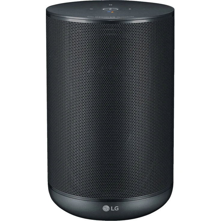 LG WK7 ThinQ Speaker Multiroom-Lautsprecher mit Google Assistant, geeignet für Indoor, schwarz – Bild 2
