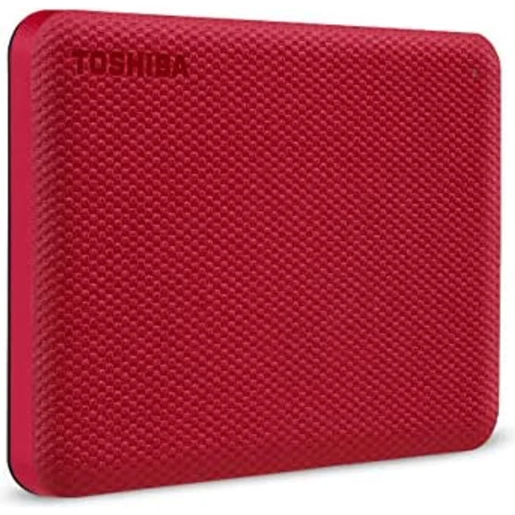 Toshiba Canvio Advance - Festplatte - 4 TB - extern (tragbar) - 2.5 Zoll (6.4 cm) - USB 3.2 Gen 1 - Rot (HDTCA40ER3CA) – Bild 3