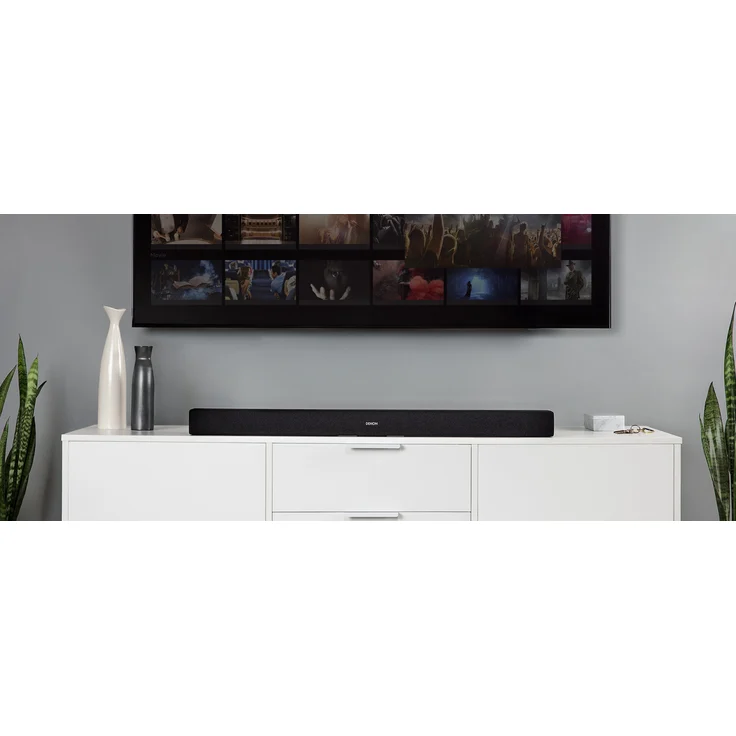 Denon DHT-S216 2.0 Soundbar mit Subwoofer, kabellos/kabelgebunden, geeignet für TV, schwarz (2019) – Bild 12