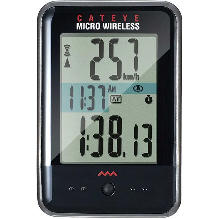 CATEYE Fahrradcomputer Micro Wireless CC-MC200W, schwarz, S