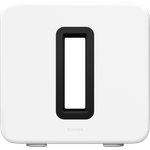 Sonos Sub 3. Generation weiß Leistungsstarker WLAN Subwoofer für dynamische & tiefe Bässe für alle Sonos Speaker Eleganter Multiroom Subwoofer für erstklassigen Sound Subwoofer weiß