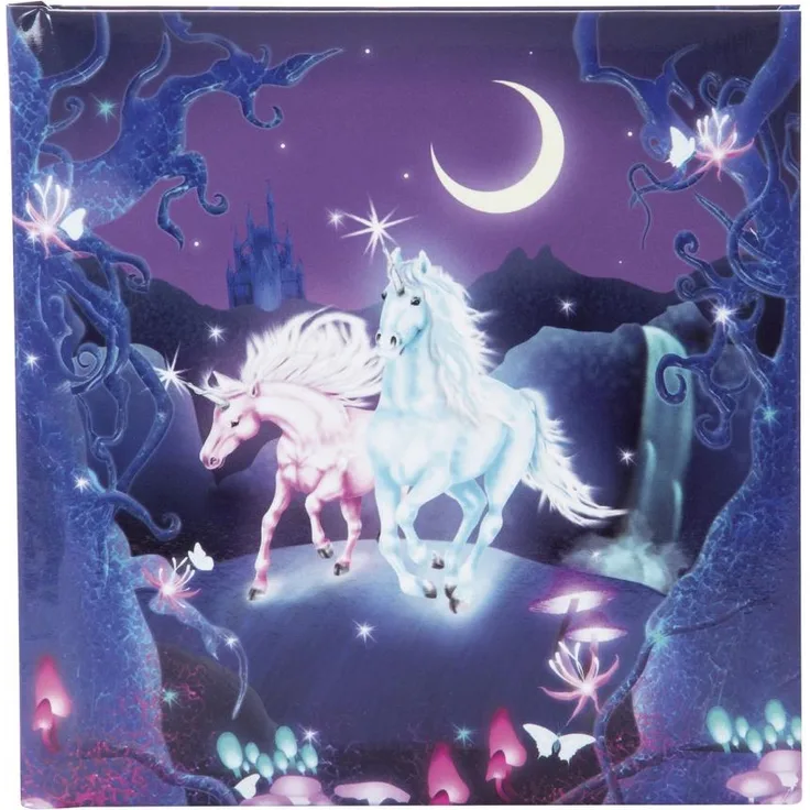 Goldbuch Poesiealbum Einhorn - 16,5 x 16,5 cm, 96 Seiten