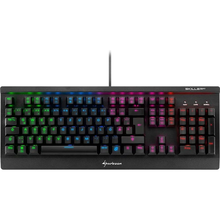 Sharkoon Skiller MECH SGK3 - Tastatur - backlit - USB - Deutsch QWERTZ - Kailh Red (4044951019700) – Bild 3