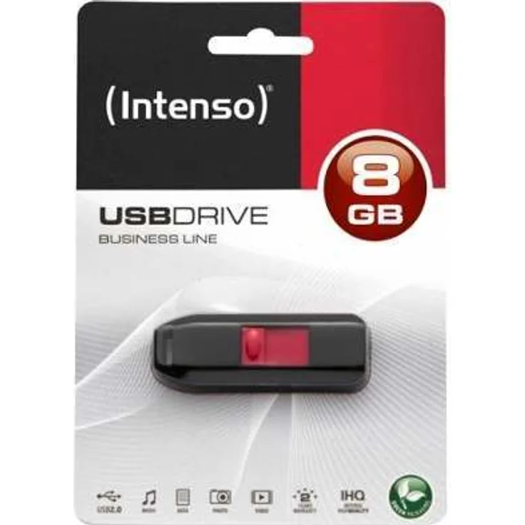 Intenso Business Line 8 GB USB-Stick USB 2.0 schwarz – Bild 2