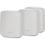 NETGEAR Orbi RBK353 - WLAN-System (Router, 2 Extender) - bis zu 348 m² - Netz - GigE - 802.11a/b/g/n/ac/ax - Dual-Band