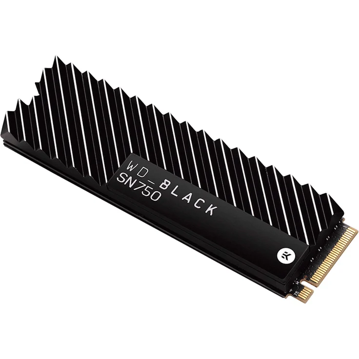 WD Black SN750 NVMe SSD WDBGMP5000ANC - Solid-State-Disk - 500 GB - intern - M.2 2280 - PCI Express 3.0 x4 (NVMe) - integrierter Kühlkörper (WDBGMP5000ANC-WRSN) – Bild 6