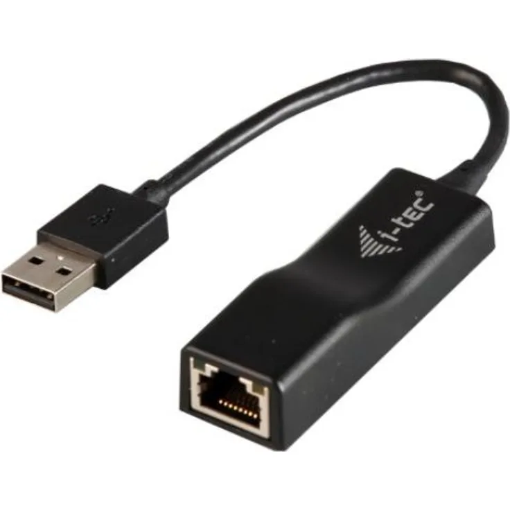 i-tec USB Ethernet Adapter 10-100 Mbps - USB 2.0 auf RJ45, Kompatibel mit Windows, MacOS und Linux