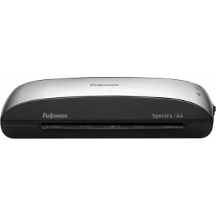 Fellowes A4 Laminiergerät, Spectra A4 für Einsteiger, für 80-125 Mikron Laminierfolien, bis A4 Format, für Zuhause - Home Office, inkl 10 A4 Folien