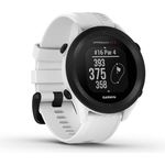 Garmin Approach S12 Golf-Uhr mit Schlagweitenmessung und Distanzangaben GPS, Unisex, 43,7mm, Kunststoffgehäuse, Weiß