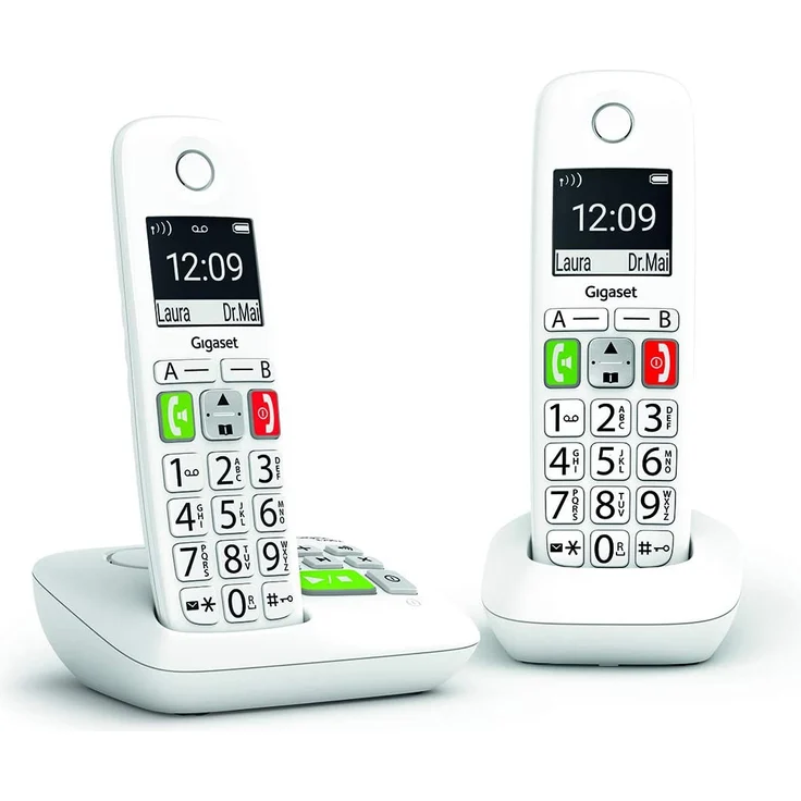 Gigaset E290A Duo, weiß – Bild 1