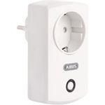 ABUS Funk-Steckdose Smartvest Erweiterung der Funk-Alarmanlage | WLAN | Smarte Lichtsteuerung | Steuerbar via App | Anwesenheitssimulation | weiß | 38833