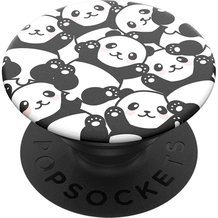 PopSockets PopGrip - Ausziehbarer Sockel und Griff für Smartphones und Tablets mit einem Austauschbarem Top - Pandamonium – Bild 1