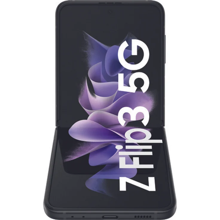 Samsung Galaxy Z Flip 3 5G Smartphone 17,02cm (6,7 Zoll) AMOLED-Display, 128GB interner Speicher, 8GB RAM, Android 11, Phantom Black – Bild 3