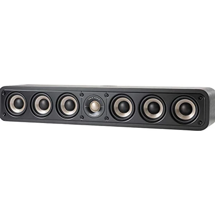 Polk Audio Signature S35E Center Lautsprecher, HiFi Lautsprecher für Musik und Heimkino Sound, 20 - 150 Watt, 8 Ohm, High Res, 70Hz - 40kHz Center-Lautsprecher - 20 Watt - schwarz – Bild 1
