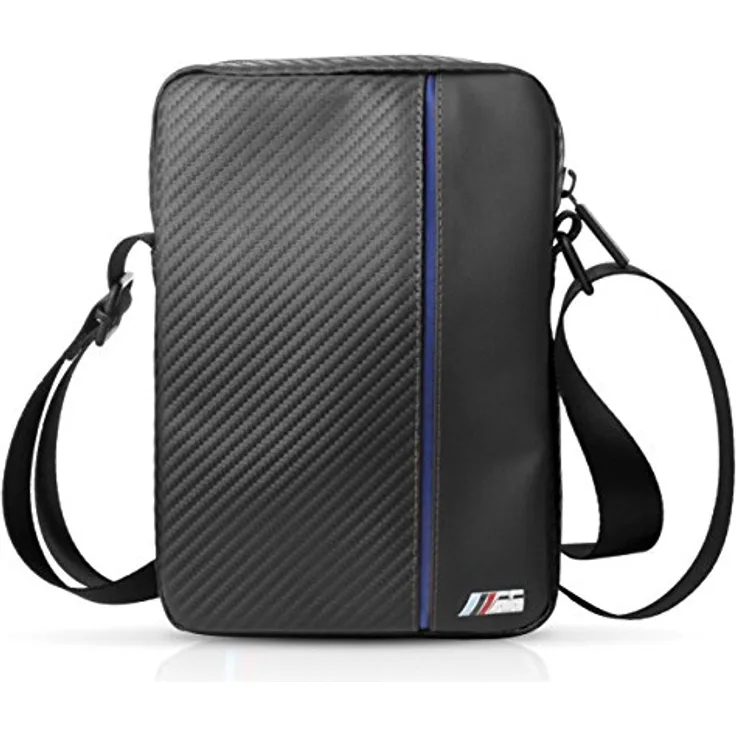 BMW BMTB10CAPNBK Travel Bag 9-10 Zoll Carbon Inspiration, M Collection, Universal Schwarz-Blau