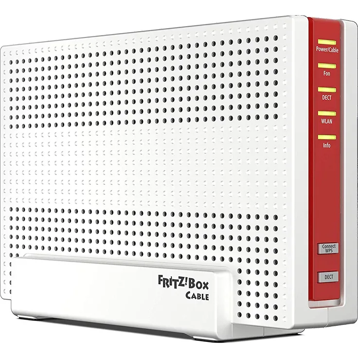 AVM Fritz!Box 6591 Cable WLAN AC + N Router (DOCSIS-3.1-Kabelmodem, Dual-WLAN Ac+N (MU-MIMO) mit 1.733 (5 GHz) + 800 Mbit-S (2, 4 GHz), VoIP-Telefonanlage)