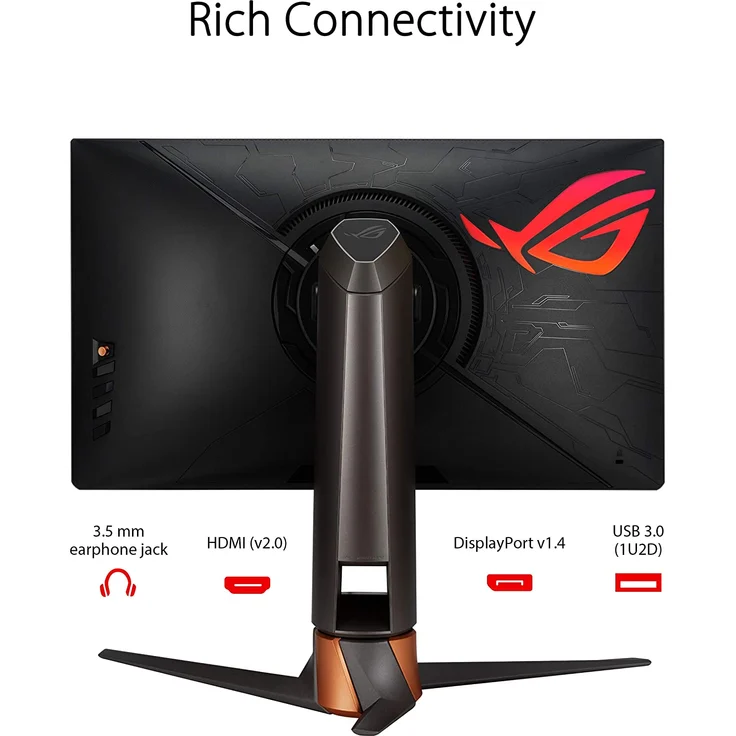 ASUS ROG Swift PG259QN - 24,5 Zoll, Full HD (1920 x 1080), IPS-Panel, 360Hz, 1ms, 400cd/m² (90LM05Q0-B01370) – Bild 3