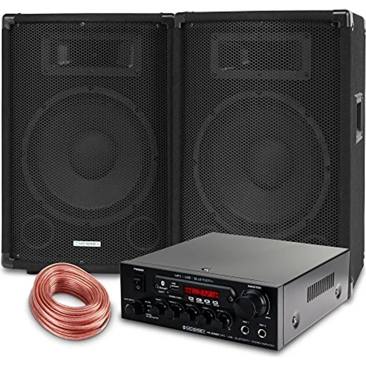McGrey PA Komplettset PowerDJ-1500 800W